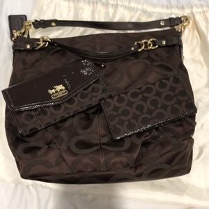 Hobo Coach Purse, Wallet and Checkbook
